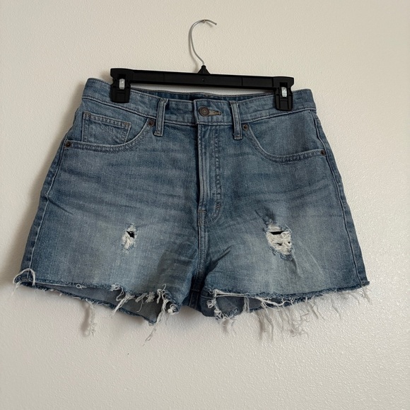 Lucky Brand Denim Lucky Pins Short Distressed Women's Shorts Size 6/28 - Picture 1 of 10